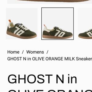 Back 70 GHOST N Olive Orange Sneakers